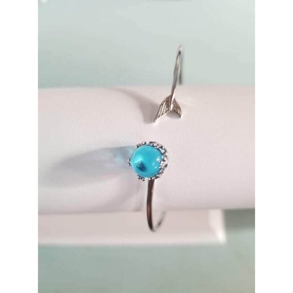 Mermaid Tail set in Rhodium New - Picture 1 of 1